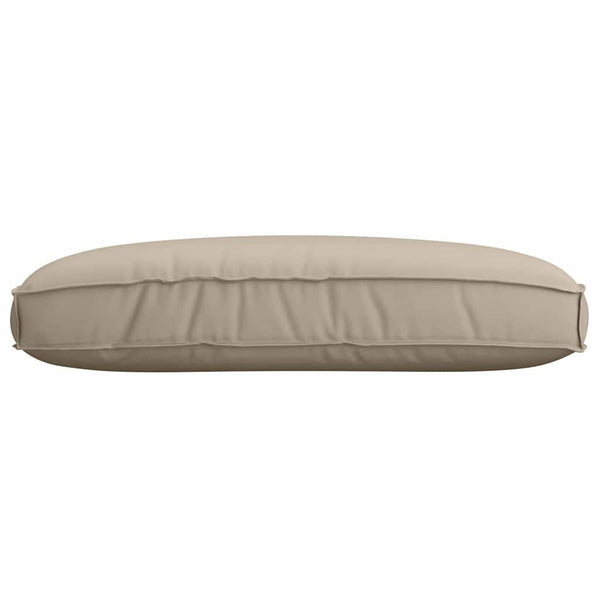 Taupe Kissen 120x80 cm Oxford-Stoff