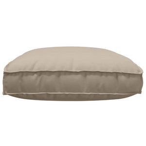 Taupe Kissen 120x80 cm Oxford-Stoff