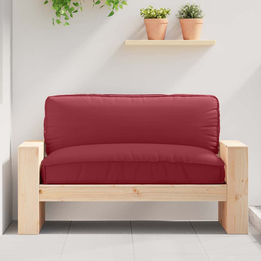 Weinrotes Kissen 120x80 cm Oxford-Gewebe