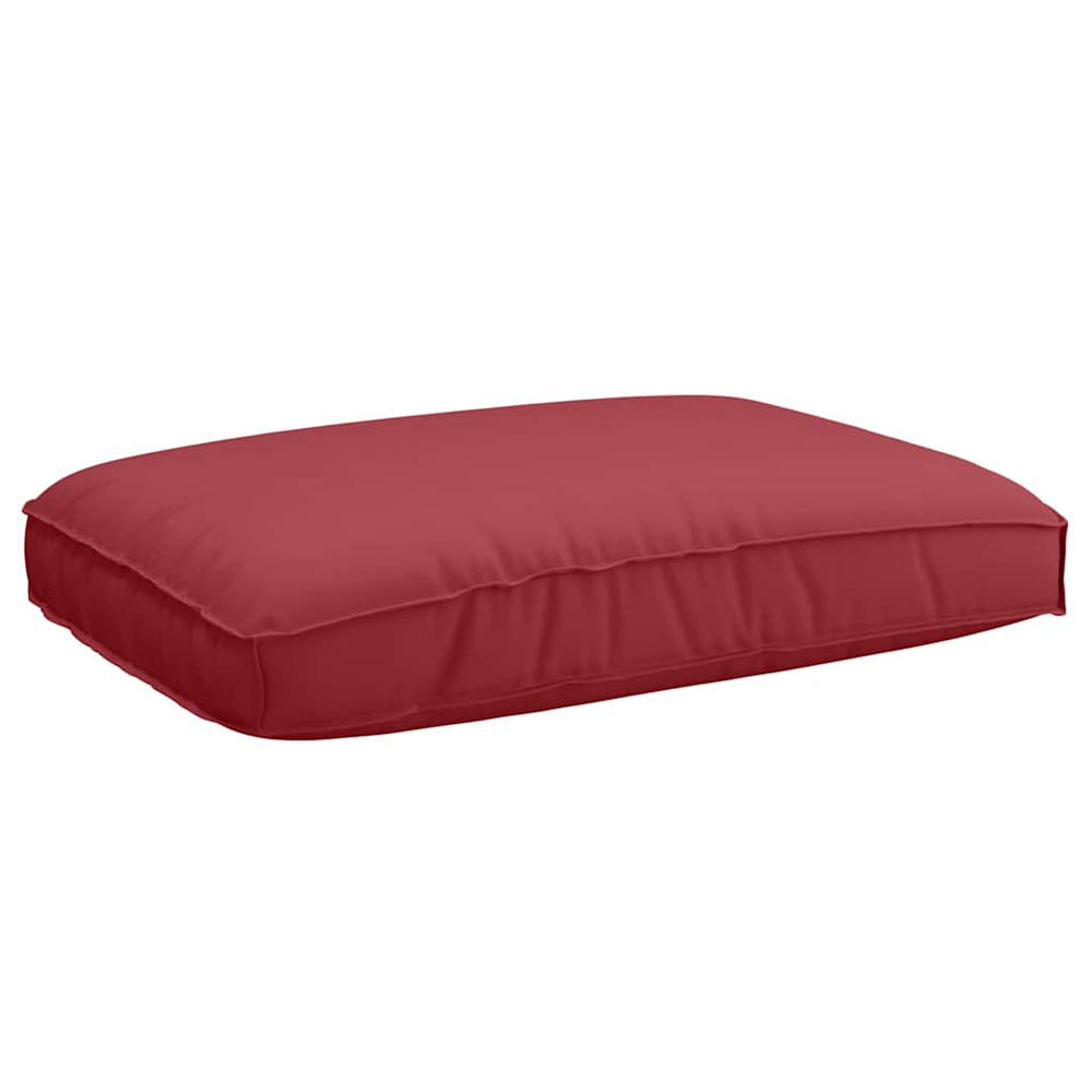 Weinrotes Kissen 120x80 cm Oxford-Gewebe