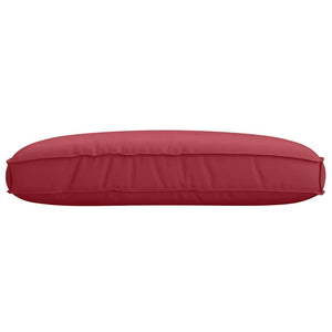 Weinrotes Kissen 120x80 cm Oxford-Gewebe