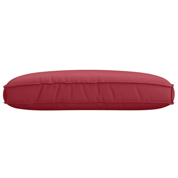 Weinrotes Kissen 120x80 cm Oxford-Gewebe
