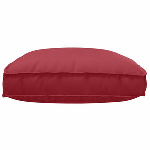 Weinrotes Kissen 120x80 cm Oxford-Gewebe