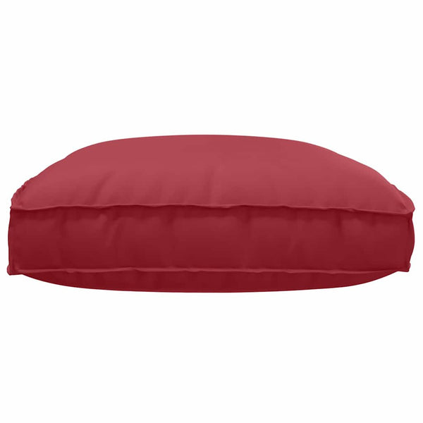 Weinrotes Kissen 120x80 cm Oxford-Gewebe