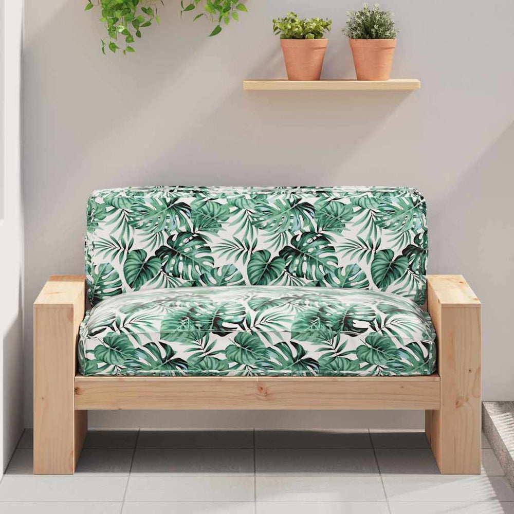 Blattmuster Kissen 120x80 cm Oxford-Gewebe