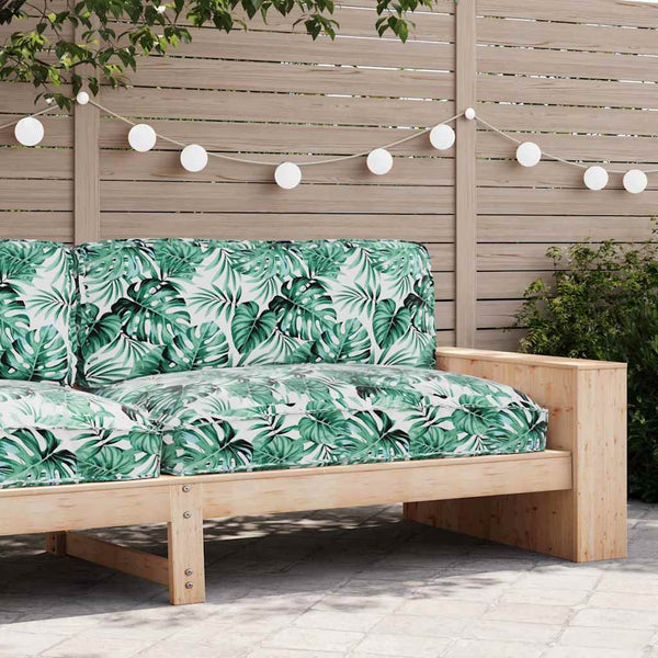Blattmuster Kissen 120x80 cm Oxford-Gewebe
