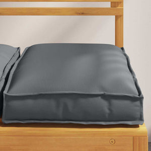 Anthrazit Kissen 2er Set 40x40 cm Oxford