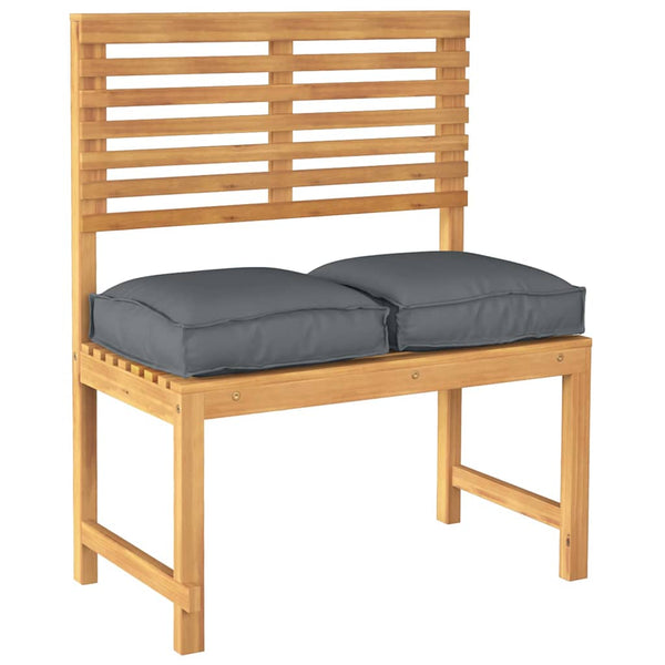 Anthrazit Kissen 2er Set 40x40 cm Oxford