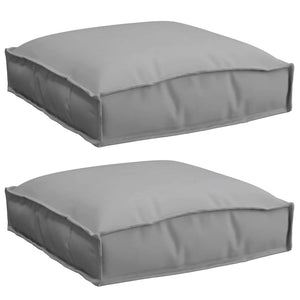 Graue Kissen 2er Set 40x40 cm