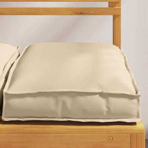 Beige Kissen 2er-Set, 40x40 cm, Oxford-Gewebe