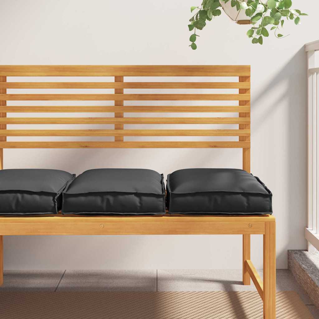 Schwarze Kissen 2er Set 40x40 cm Oxford