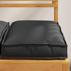 Schwarze Kissen 2er Set 40x40 cm Oxford