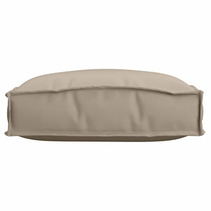 Taupe Kissen 2er Set 40x40 cm Oxford Stoff
