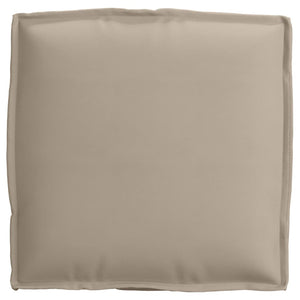 Taupe Kissen 2er Set 40x40 cm Oxford Stoff