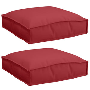 Weinrote Kissen 40x40 cm, 2er Set