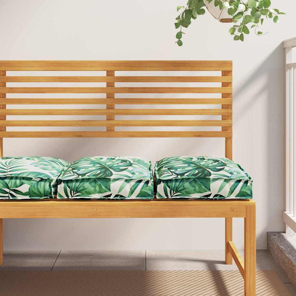 Blatt Kissen 2er Set Oxford Stoff 40x40 cm