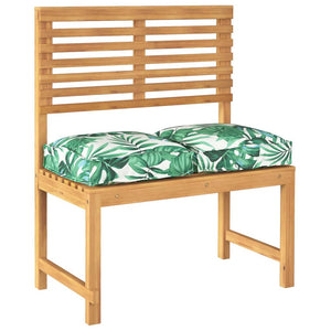 Blatt Kissen 2er Set Oxford Stoff 40x40 cm