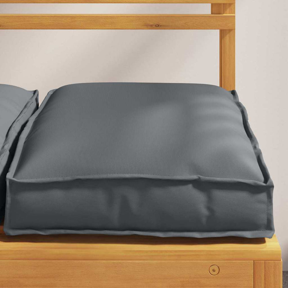 Anthrazit Kissen 4er Set 40x40 cm