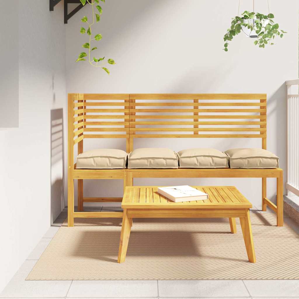 Beige Kissen 4er Set, 40x40 cm
