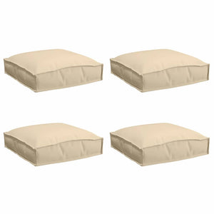 Beige Kissen 4er Set, 40x40 cm