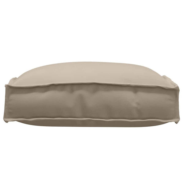 Kissen 4er Set Taupe 40x40 cm Oxford