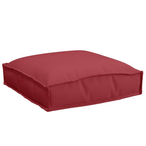 Weinrote Kissen 4er-Set, 40x40 cm, Oxford-Stoff