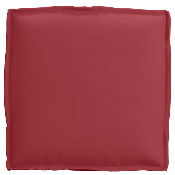 Weinrote Kissen 4er-Set, 40x40 cm, Oxford-Stoff