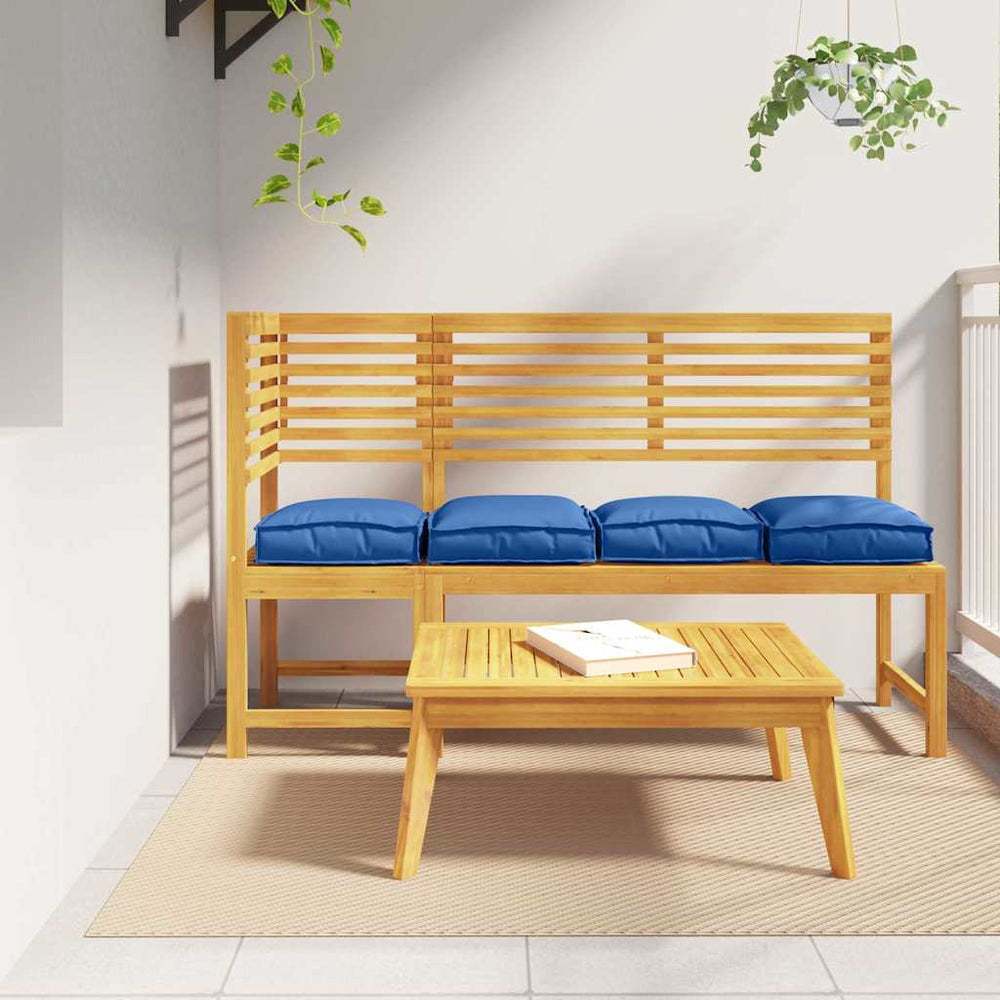Königsblaue Kissen 4er Set, 40x40 cm