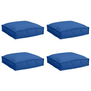 Königsblaue Kissen 4er Set, 40x40 cm