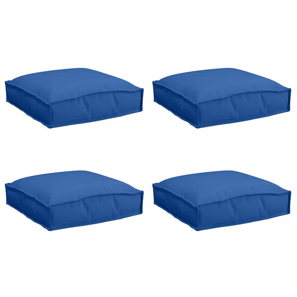 Königsblaue Kissen 4er Set, 40x40 cm