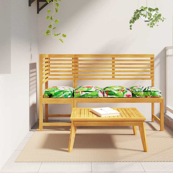 Floral Kissen 4er Set Mehrfarbig 40x40 cm