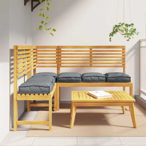 Anthrazit Kissen 6er Set 40x40 cm