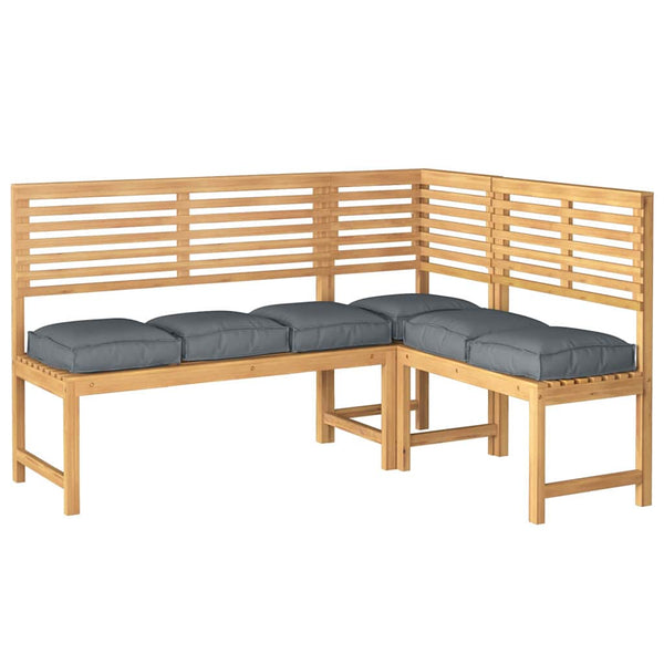 Anthrazit Kissen 6er Set 40x40 cm