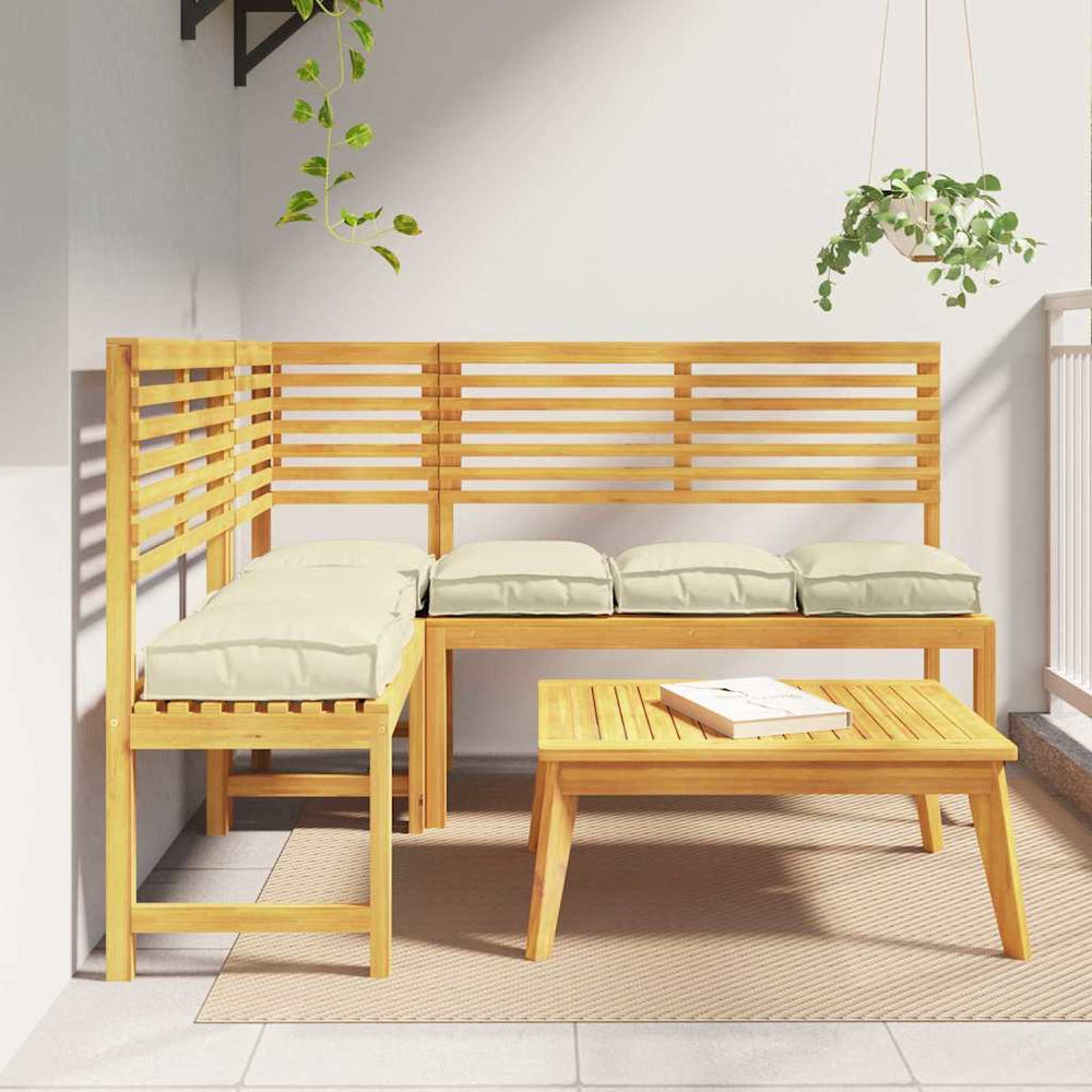 Creme Kissen 6er-Set, 40x40 cm, Oxford-Gewebe