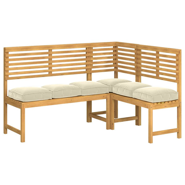 Creme Kissen 6er-Set, 40x40 cm, Oxford-Gewebe