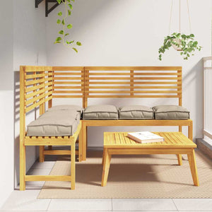 Taupe Kissen 6er Set, 40x40 cm