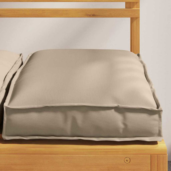 Taupe Kissen 6er Set, 40x40 cm