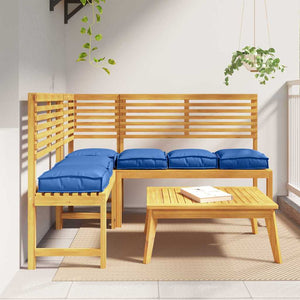 6er Set Kissen Königsblau 40x40 cm
