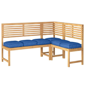 6er Set Kissen Königsblau 40x40 cm