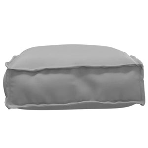 Graues Oxford Kissen 60x40