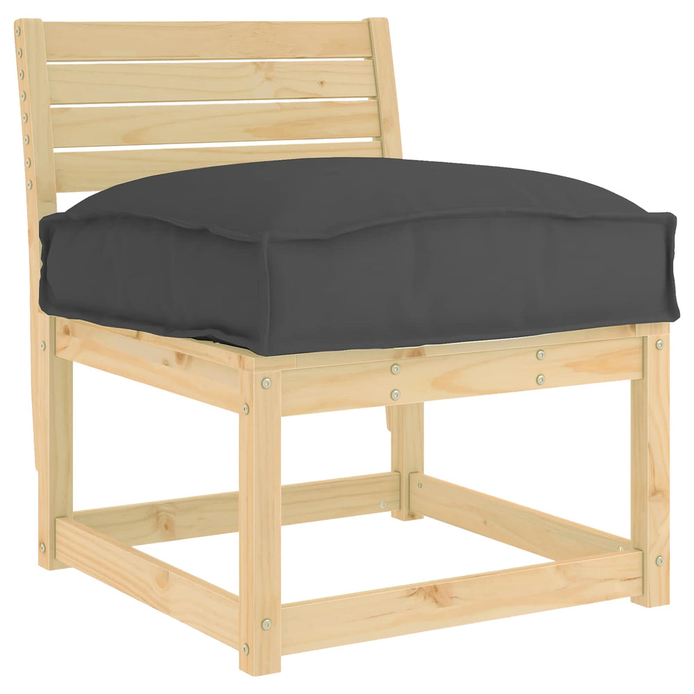 Schwarzes Kissen 60x40 cm Oxford-Stoff