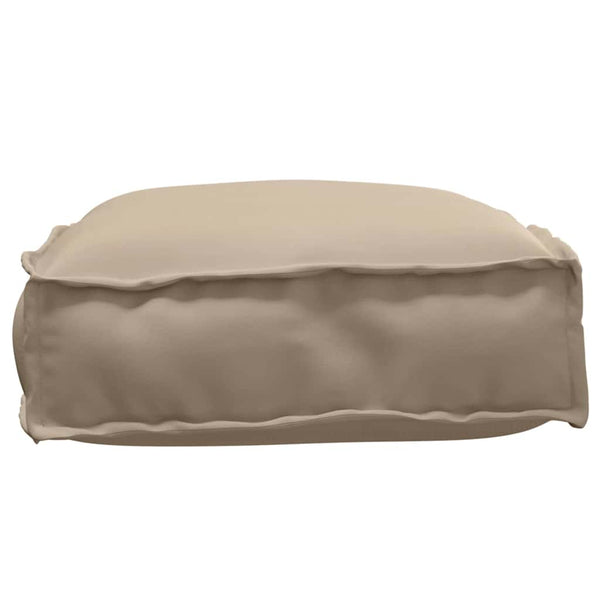 Taupe Kissen 60x40 cm Oxford-Stoff