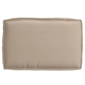 Taupe Kissen 60x40 cm Oxford-Stoff