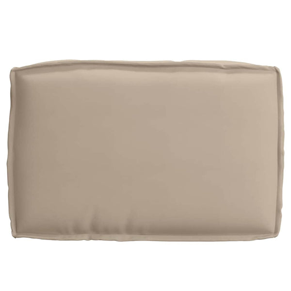Taupe Kissen 60x40 cm Oxford-Stoff