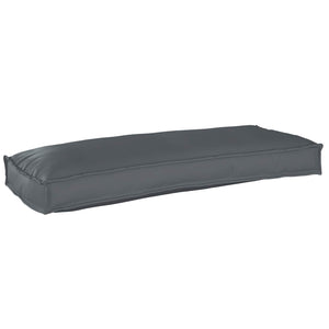 Anthrazit Kissen 100x40 Oxford-Gewebe