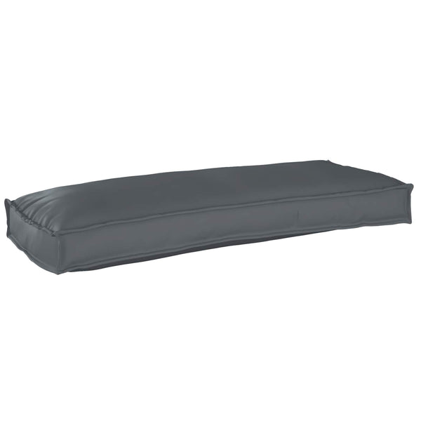 Anthrazit Kissen 100x40 Oxford-Gewebe