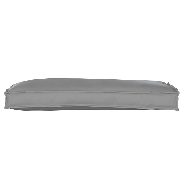 Graues Oxford Kissen 100x40