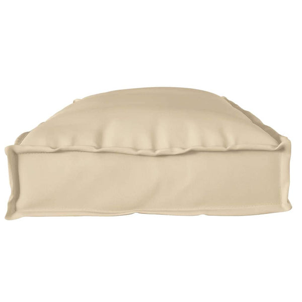 Beiges Sitzkissen 100x40 cm Oxford-Gewebe