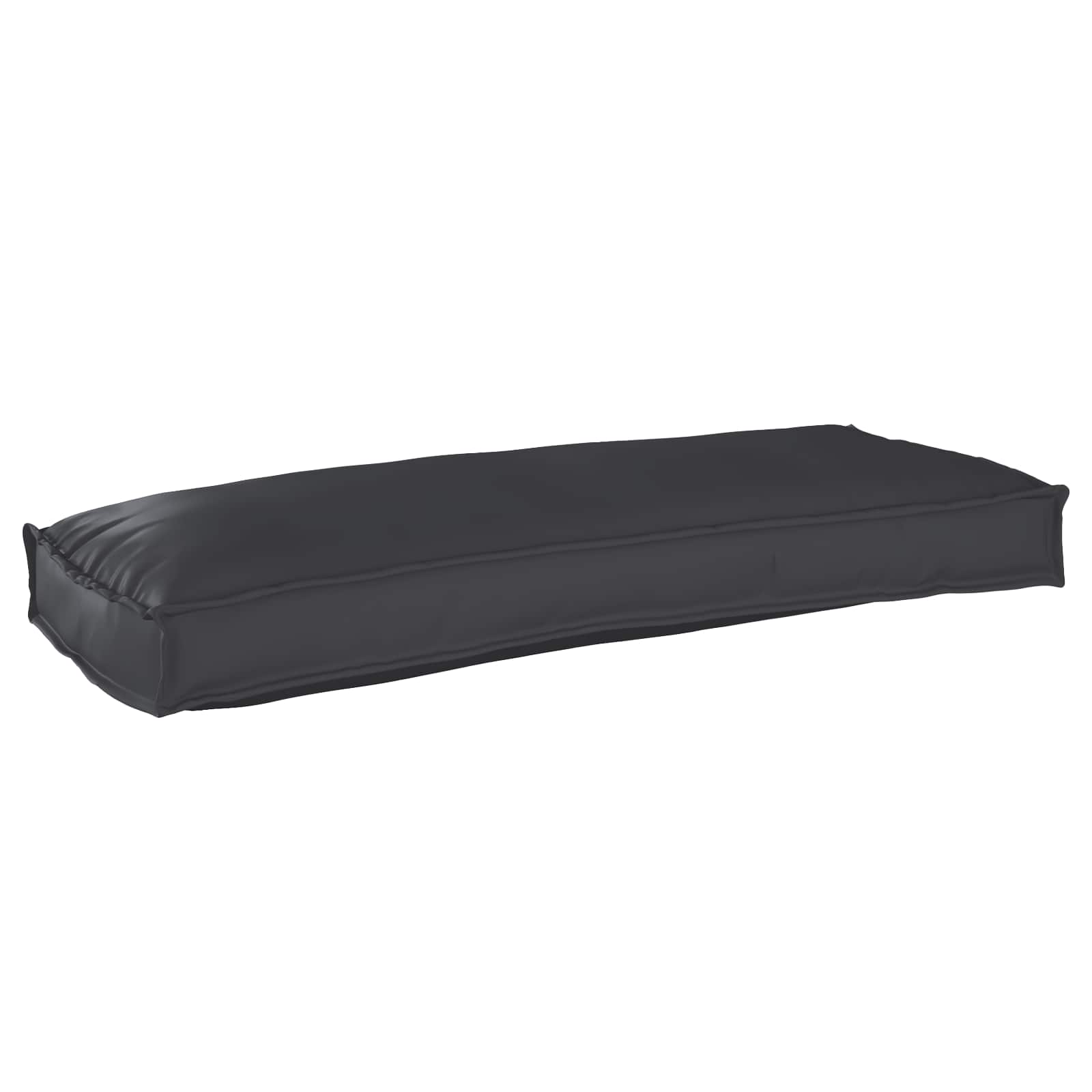 Schwarzes Kissen 100x40 Oxford-Stoff