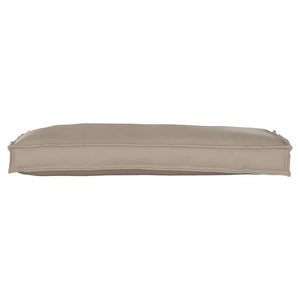 Taupe Kissen 100x40 cm Oxford-Gewebe
